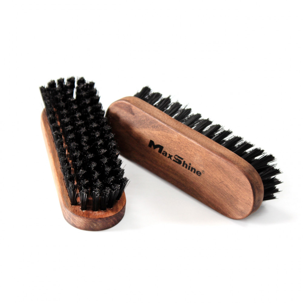 Щітка компактна з нейлону для чистки шкіри та алькантари MaxShine Leather and Alcantara Cleaning Brush Compact Size (7011007)