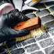 Щітка міні з ворсу кабана для шкіряного салону автомобіля MaxShine Leather & Textile Cleaning Brush (7012002)