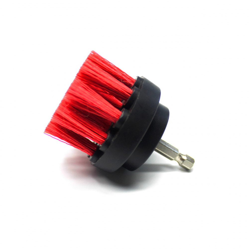 Щітка для чистки карпету шуруповертом MaxShine Drill Carpet Brush 50 мм. червоний (7011011)