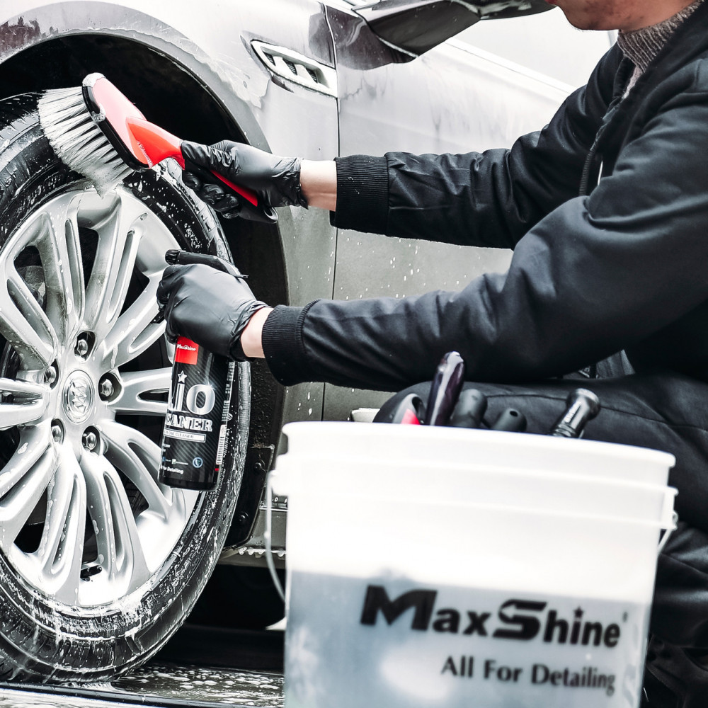 Щітка м'яка для чистки колес MaxShine Tire Brush червоно-чорний (7011016)