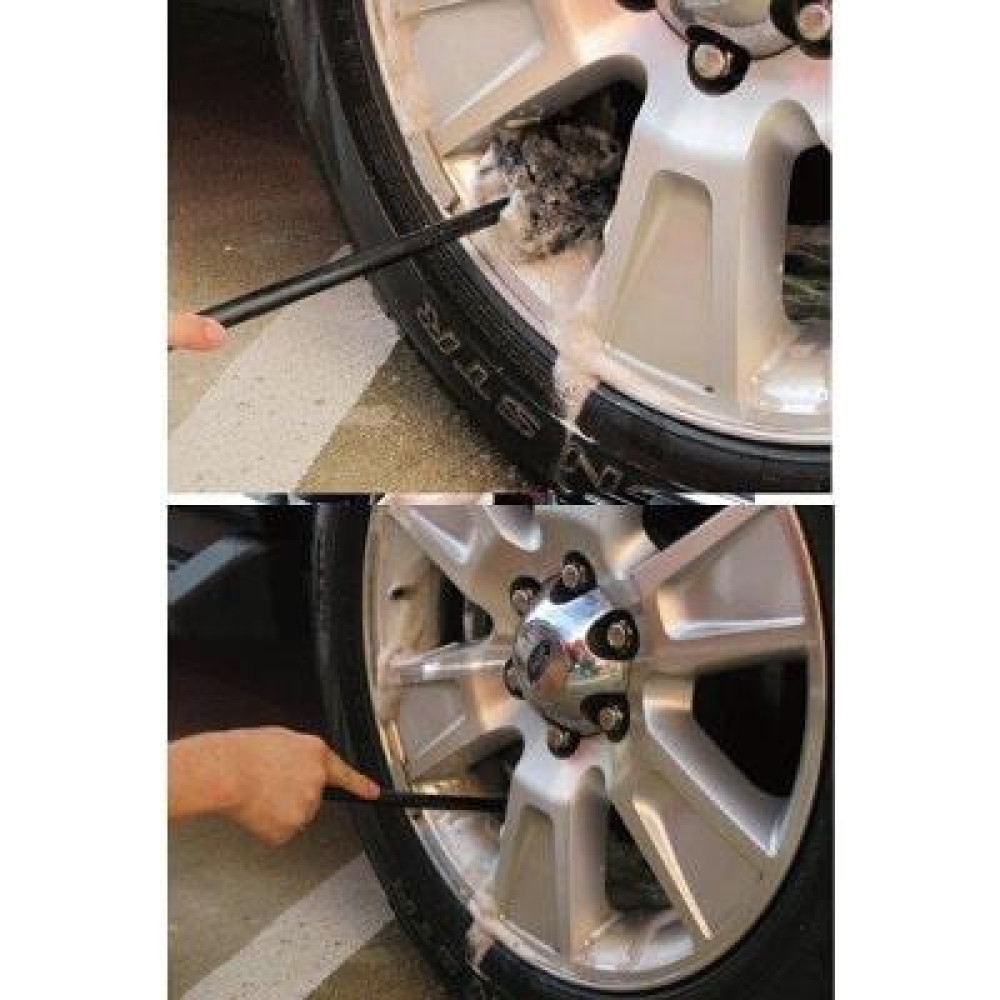 Набір шерстяних щіток для мийки дисків 3 шт MaxShine Wheel Woolies чорний (704601)