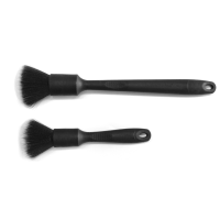 Набір щіток ультра м'яких 2 шт для салону автомобіля MaxShine ESS Detailing Brush Combo Ultra Soft чорний (704608)