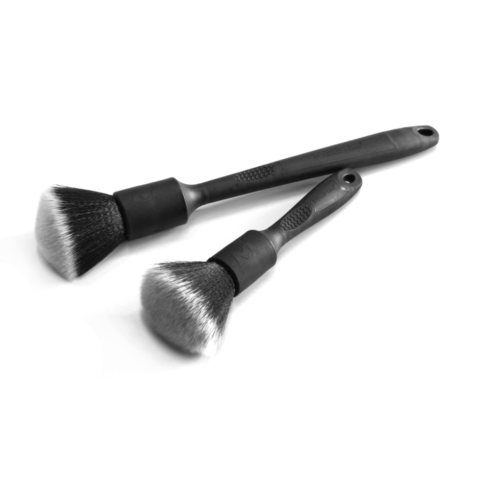 Набір щіток ультра м'яких 2 шт для салону автомобіля MaxShine ESS Detailing Brush Combo Ultra Soft чорний (704608)