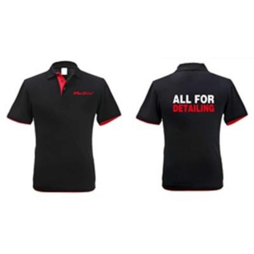 Фірмова сорочка поло - MaxShine  Polo Shirt чорний (Detailing T-Shirt-Black) L,XL