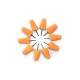 Набір конусних полірувальних кругів поролонових 10 шт MaxShine Orange Polishing Pad 3x4.5 см. помаранчевий (MN01-OPP)