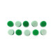 Набір полірувальних кругів поролонових 10 шт. - MaxShine Green Polishing Pad 26 мм. зелений (MN01-GPP02)