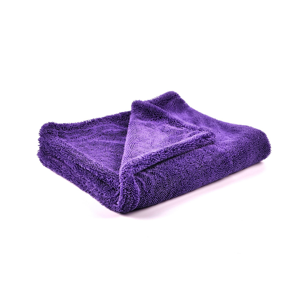 Рушник з крученої мікрофібри MaxShine Duo Twisted Loop Drying Towel 50x60 см. 1200 gsm фіолетовий (1195060P)