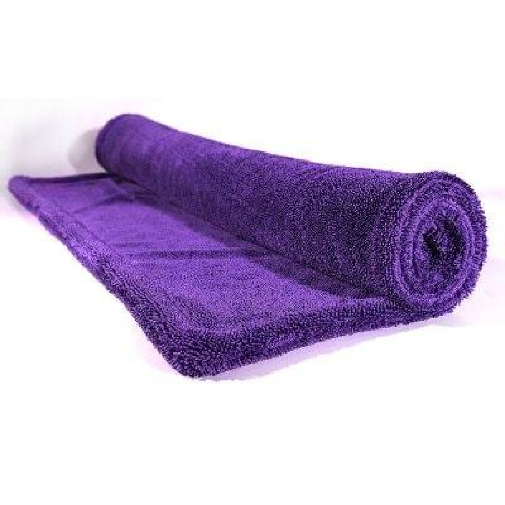 Рушник з крученої мікрофібри MaxShine Duo Twisted Loop Drying Towel 50x60 см. 1200 gsm фіолетовий (1195060P)