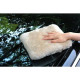 Квадратна преміум мочалка з лами для миття авто MaxShine Lambswool Wash Pad Premium Plus 25х25 см. (8011002)