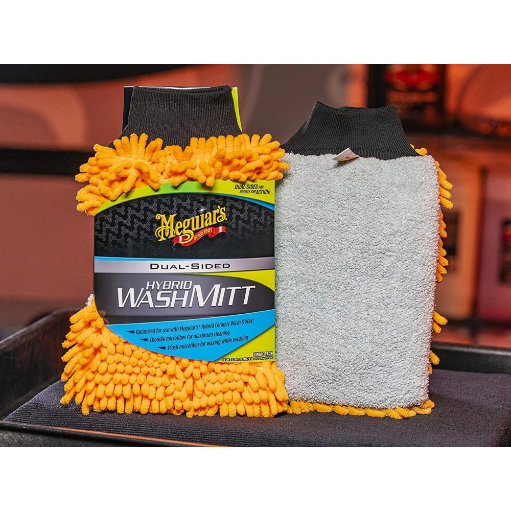 Гібридна рукавиця для мийки автомобіля Meguiar's Hybrid Wash Mitt (X210200)