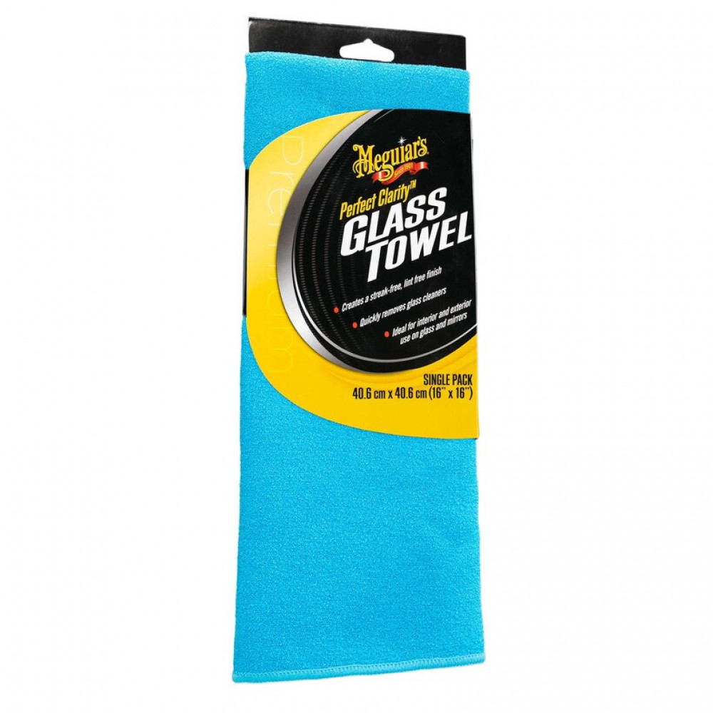 Рушник для скла Meguiar's Perfect Clarity Glass Towel 40,6х40,6 см. синій (X210300)