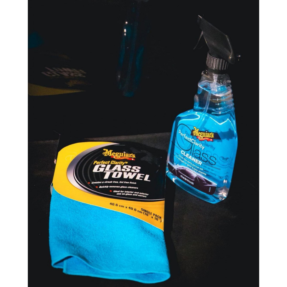 Рушник для скла Meguiar's Perfect Clarity Glass Towel 40,6х40,6 см. синій (X210300)