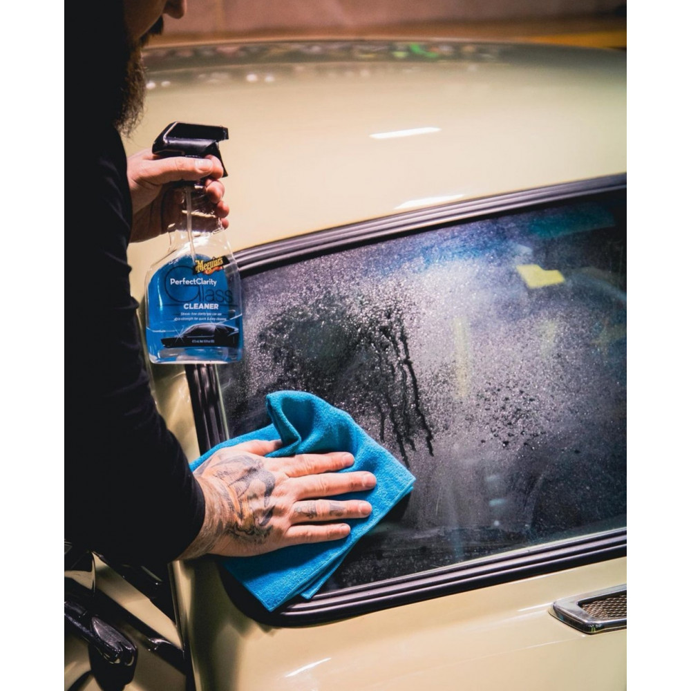 Рушник для скла Meguiar's Perfect Clarity Glass Towel 40,6х40,6 см. синій (X210300)