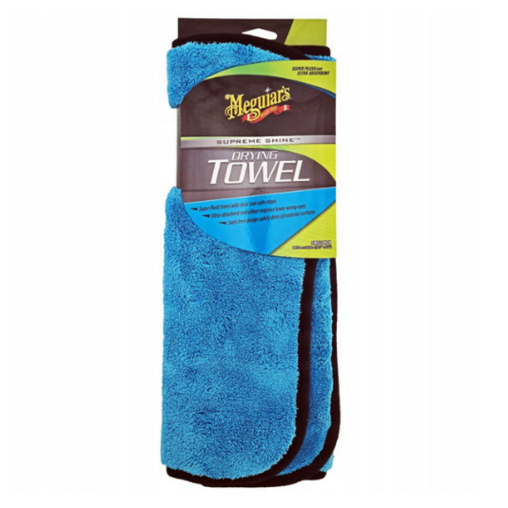 Мікрофібровий рушник для сушки - Meguiar`s Supreme Shine™ Drying Towel 39,37x54,61 см. синій (X210100)