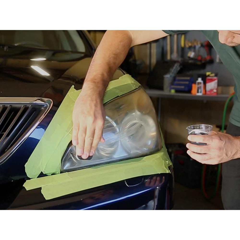Базовий набір для відновлення фар автомобіля Meguiar's Basic Headlight Restoration Kit (G2960)