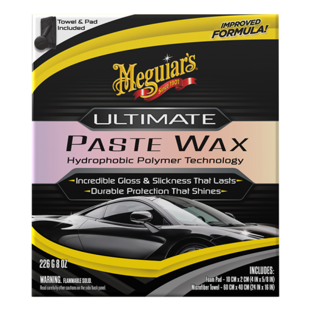 Cинтетичний твердий віск для автомобіля Meguiar's Ultimate Paste Wax 226 г. (G210608)