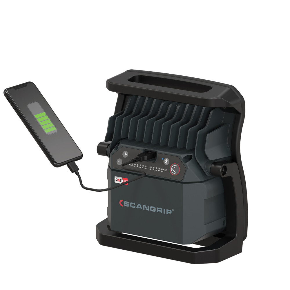 Ліхтар прожектор без акумулятора Scangrip Nova 10 CAS з Bluetooth (03.6102)