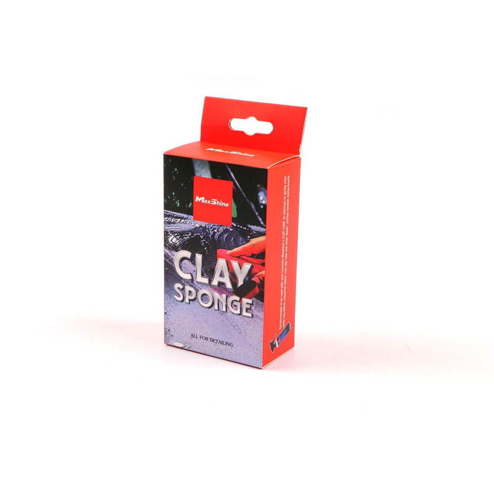 Автоскраб губка для видалення поверхневих забруднень з фарби MaxShine Clay Sponge (204003CS)