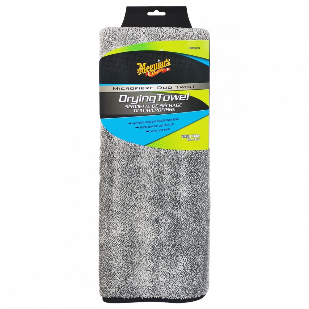 Рушник для сушки кузова - Meguiar`s Supreme Duo Twist Drying Towel 50x90 см. cірий (X210400EU)