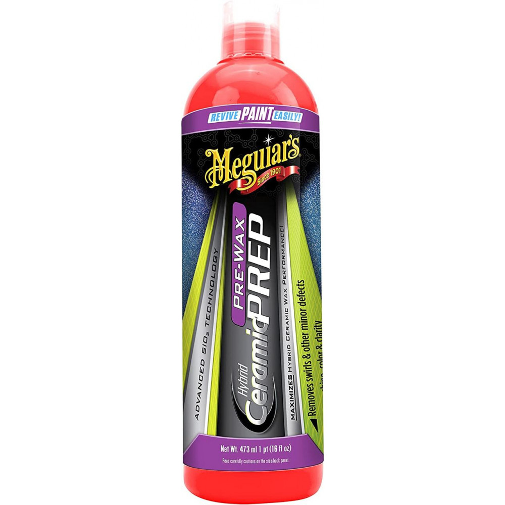 Гібридно керамічна підготовка для кузова автомобіля Meguiar's Hybrid Ceramic Pre-Wax Prep 473 мл. (G220416)