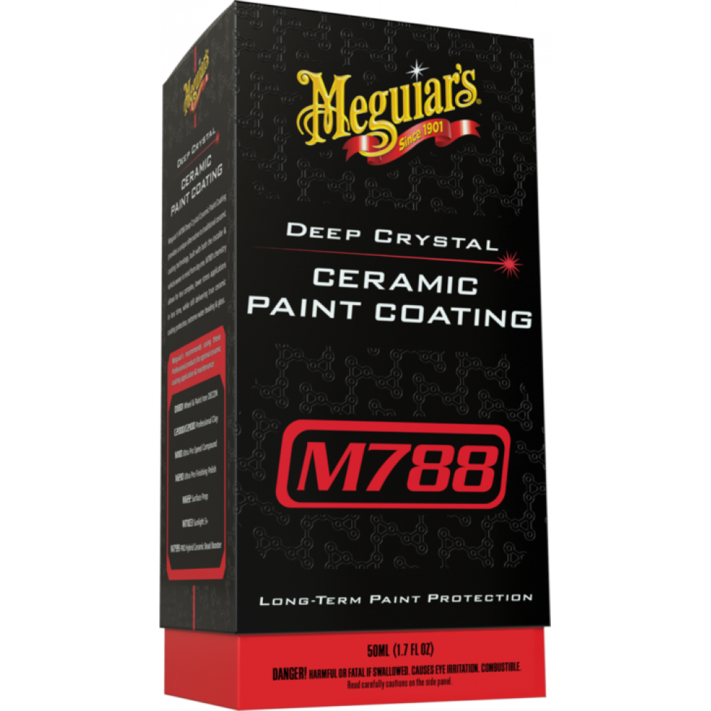 Комплект керамічного покриття для автомобіля Meguiar's Deep Crystal Ceramic Paint Coating (M78802)