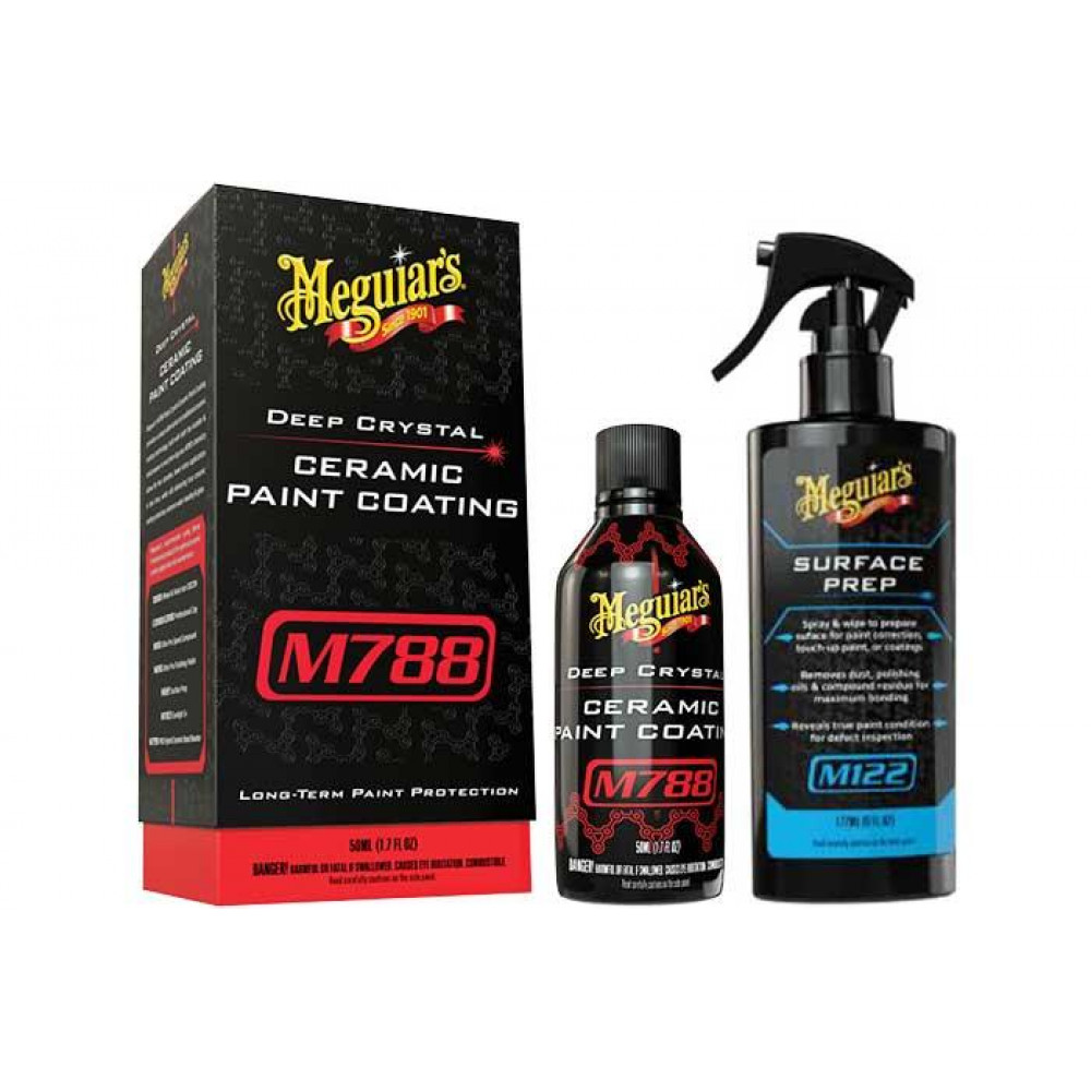 Комплект керамічного покриття для автомобіля Meguiar's Deep Crystal Ceramic Paint Coating (M78802)