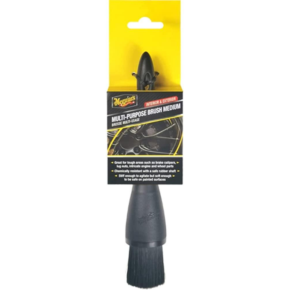 Щітка універсальна середня для автомобіля Meguiar's Multi-Purpose Brush Medium 20 см. чорний (X210500EU)