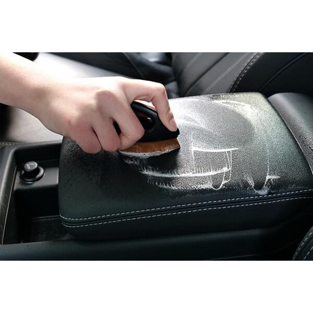 Щітка з кришкою - MaxShine Detailing Brush Ultra Soft High Density With Lid чорно-бежевий (MS-WB59)