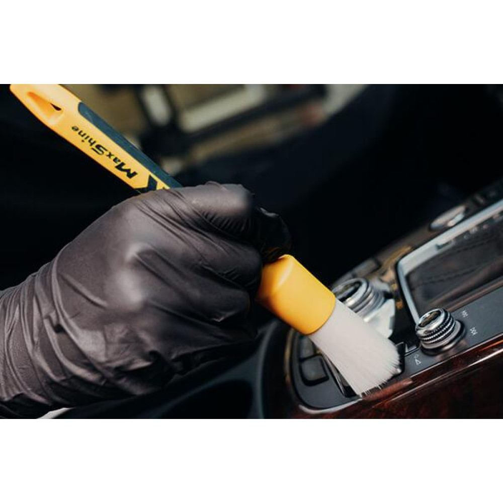 Щітка пензель для детейлінгу - MaxShine Detailing Brush White Classic #12 білий/ж/ч (MS-M01M)