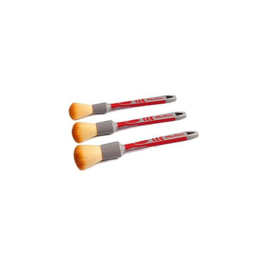 Щітка пензель для детейлінгу - MaxShine Detailing Brush Ultra Soft #12 жовтий/ж/ч (MS-M04M)