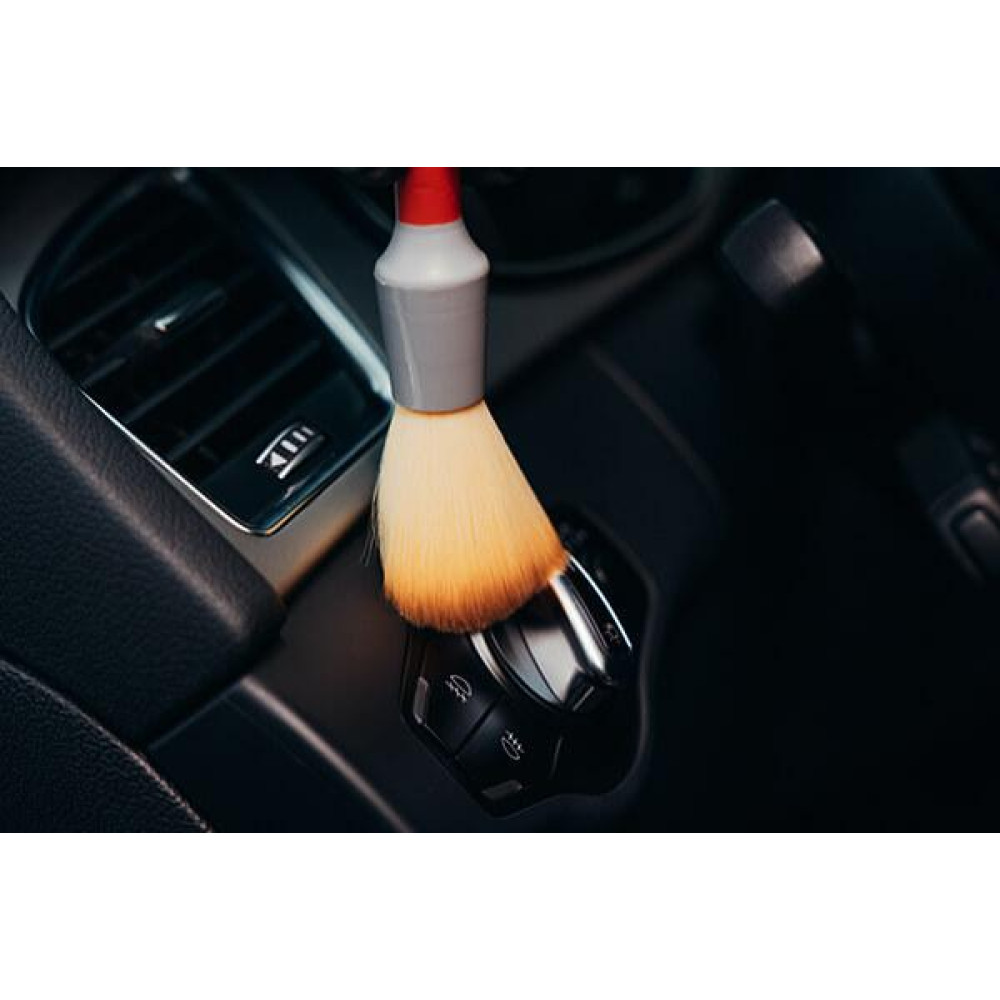 Щітка пензель для детейлінгу - MaxShine Detailing Brush Ultra Soft #12 жовтий/ж/ч (MS-M04M)