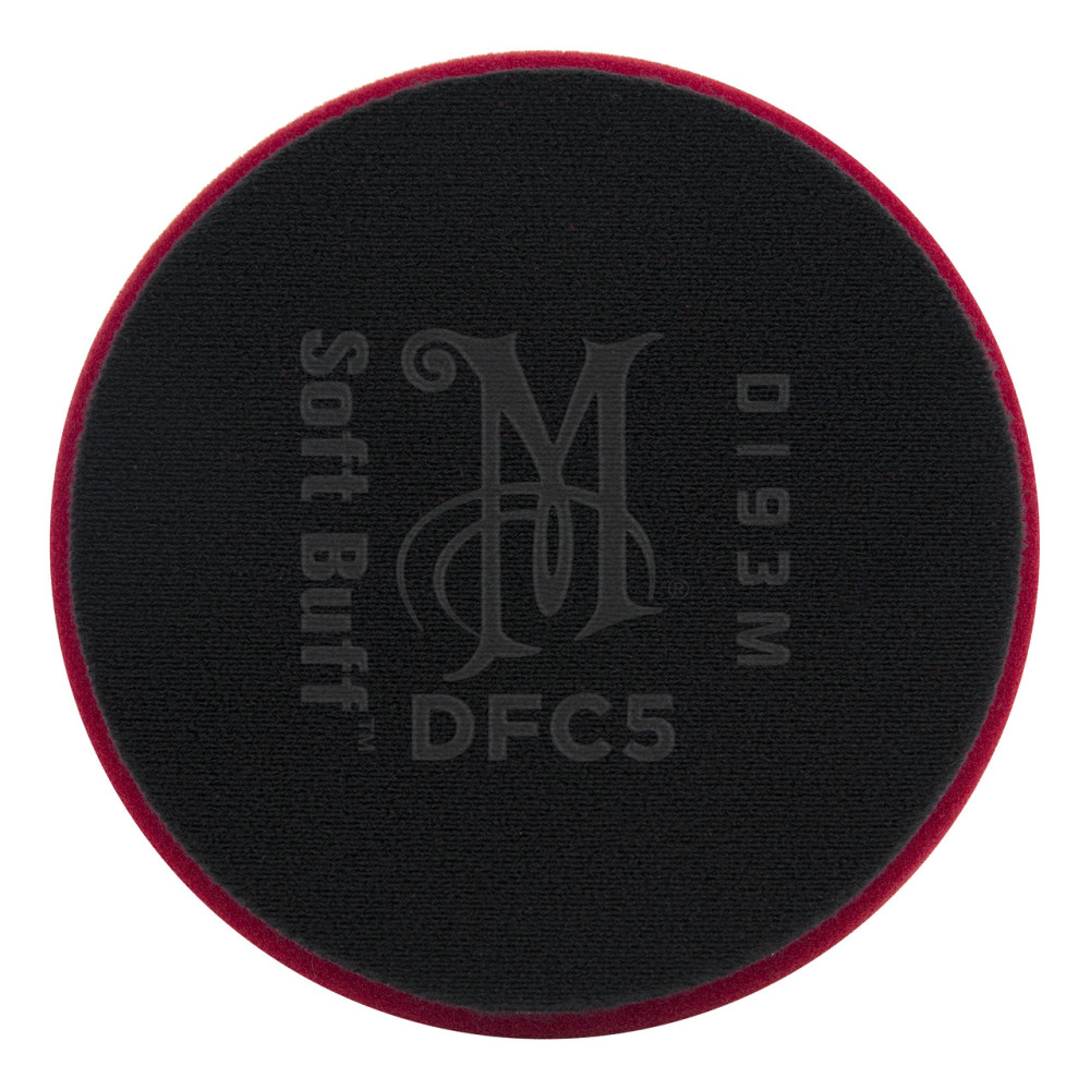 Полірувальний круг жорсткий — Meguiar's DA Soft Buff Foam Cutting Pad 140 мм. бордовий (DFC5)