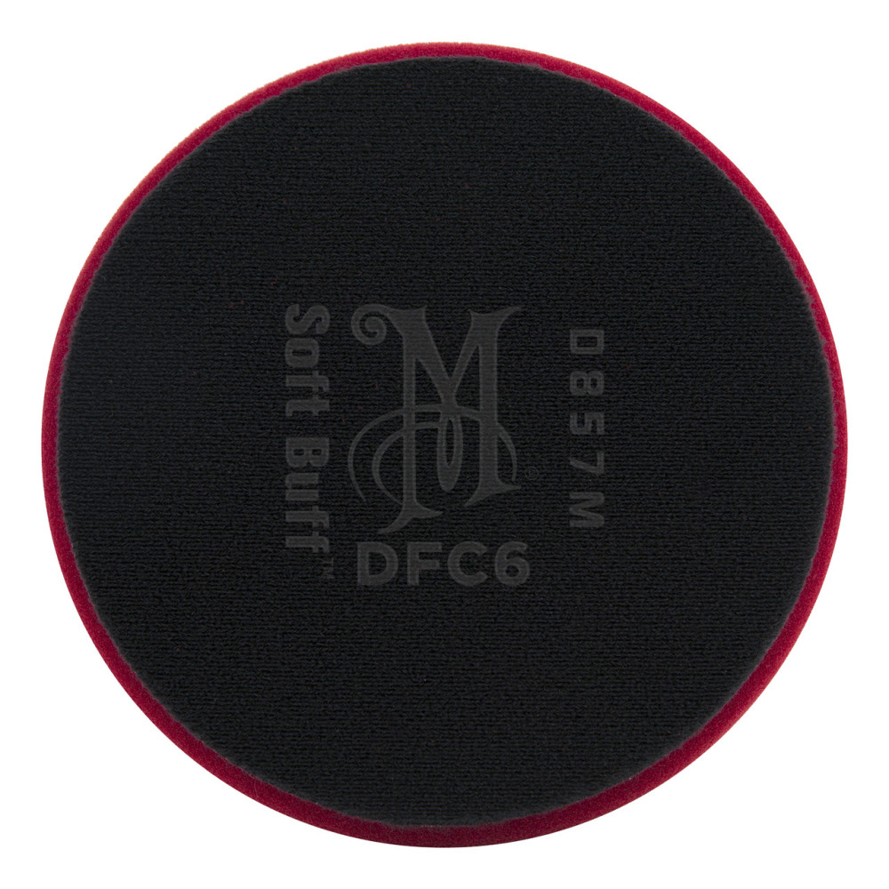Полірувальний круг жорсткий - Meguiar's DA Soft Buff Foam Cutting Pad 159 мм, бордовий (DFC6)