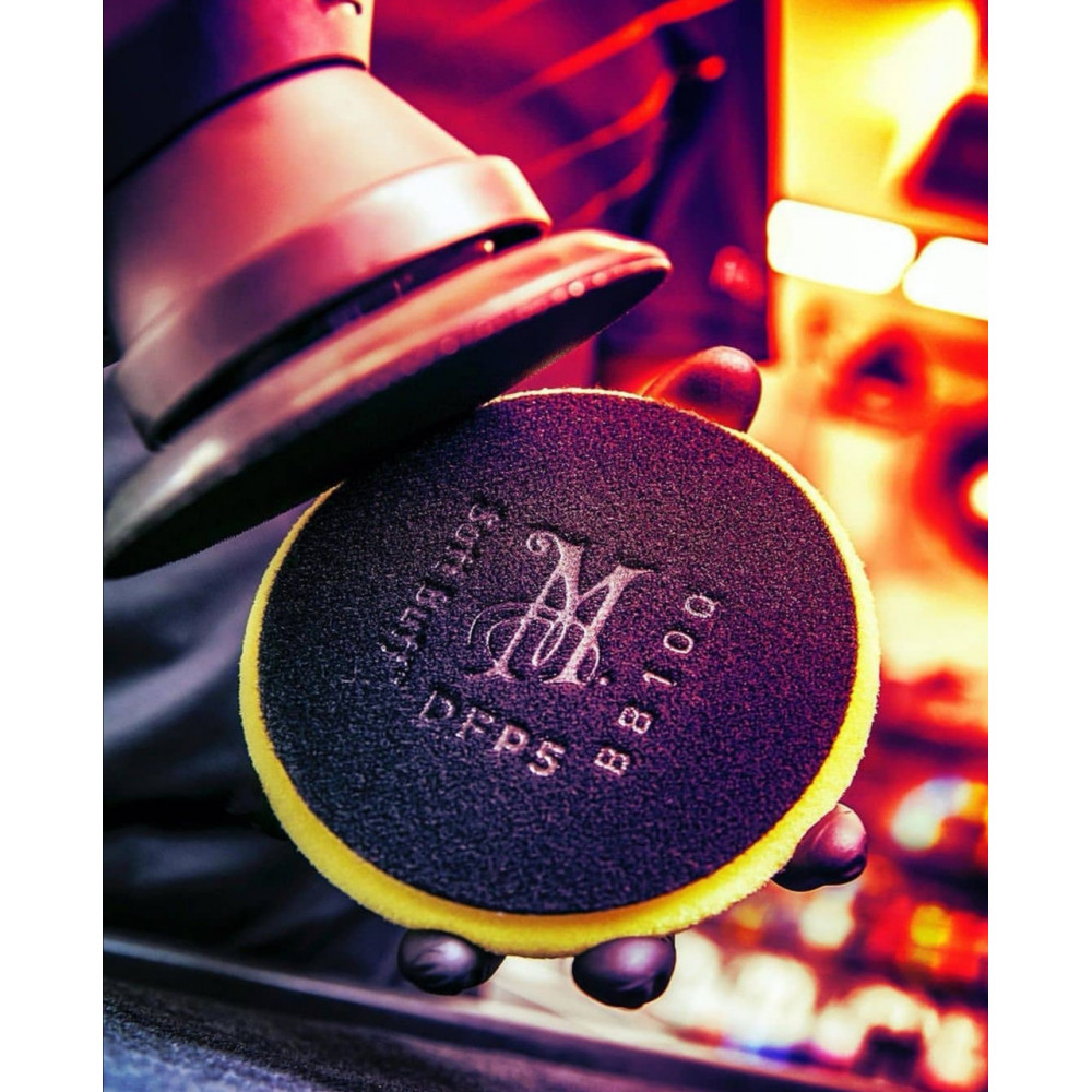 Полірувальний круг середньої жорсткості - Meguiar's DA Soft Buff Foam Polishing Pad 140 мм. жовтий (DFP5)