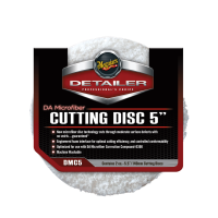 Полірувальний круг микрофибровый ріжучий 2 шт. - Meguiar's DA Microfiber Cutting Disc 5" 140 мм. білий (DMC5)