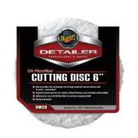 Полірувальний круг микрофибровый ріжучий 2 шт. - Meguiar's DA Microfiber Cutting Disc 6" 159 мм. білий (DMC6)