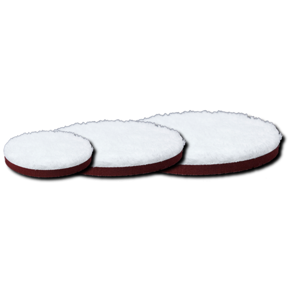 Полірувальний круг микрофибровый ріжучий 2 шт. - Meguiar's DA Microfiber Cutting Disc 6" 159 мм. білий (DMC6)