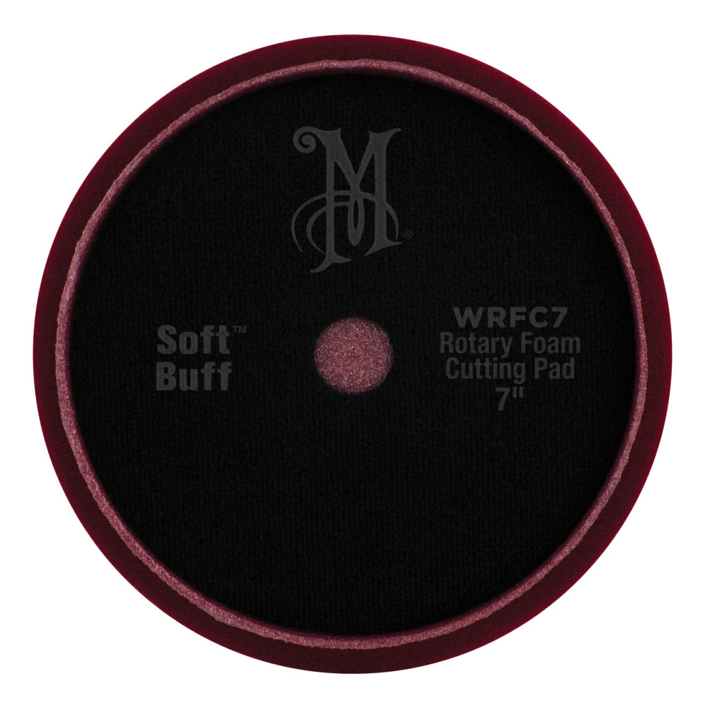 Полірувальний круг жорсткий - Meguiar's Rotary Foam Cutting Pad 7" 178 мм, бордовий (WRFC7)