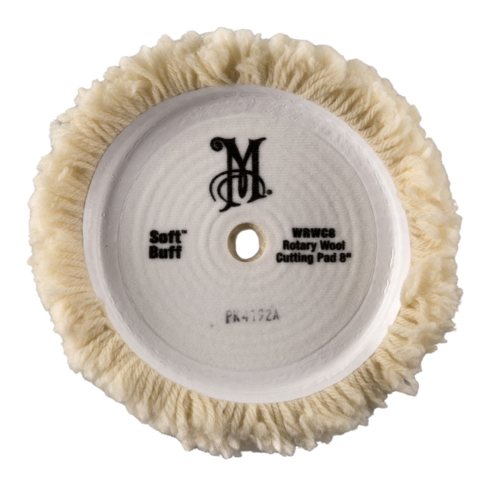 Полірувальний круг вовняний - Meguiar's Rotary Wool Pad 8" 203 мм. білий (WRWC8)