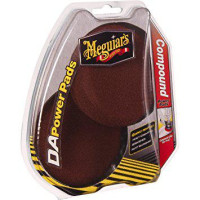 Набір жорстких кругів для полірування - Meguiar's DA Power Compound Pads 90 мм. 2 шт. бордовий (G3507INT)
