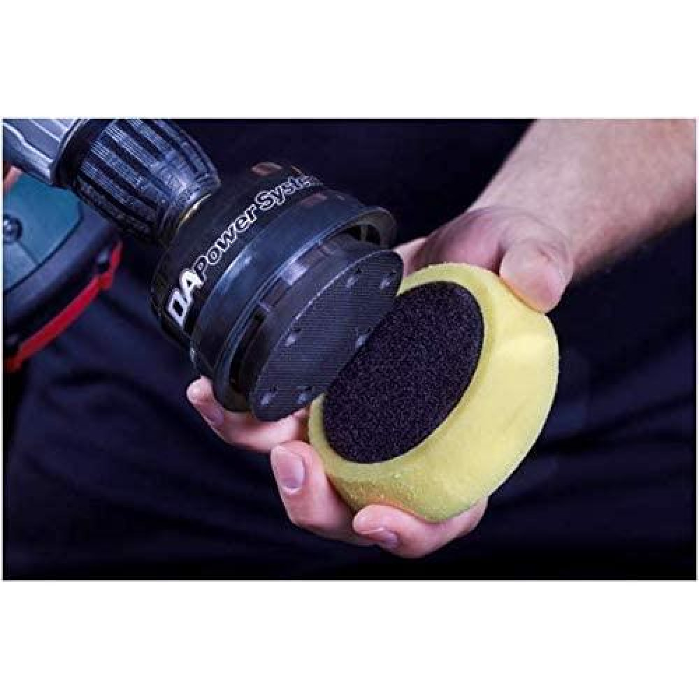 Набір середньої жорсткості кругів для полірування - Meguiar's DA Polishing Power Pads 90 мм. 2 шт. жовтий (G3508INT)