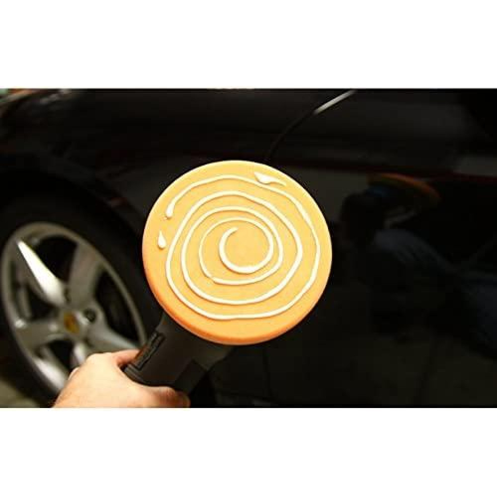 Набір середньої жорсткості кругів для полірування - Meguiar's DA Polishing Power Pads 90 мм. 2 шт. жовтий (G3508INT)