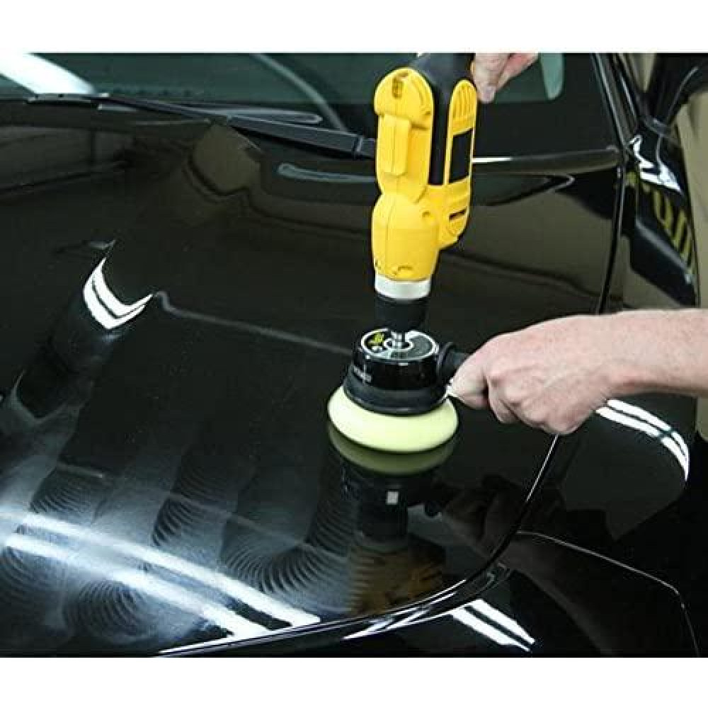 Набір середньої жорсткості кругів для полірування - Meguiar's DA Polishing Power Pads 90 мм. 2 шт. жовтий (G3508INT)
