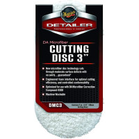 Полірувальний круг микрофибровый ріжучий 2 шт. - Meguiar's DA Microfiber Cutting Disc 3" 86 мм. білий (DMC3)
