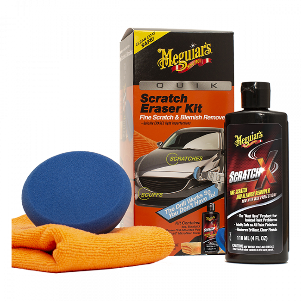 Набір для швидкого видалення подряпин - Meguiar's Quik Scratch Eraser Kit (G190200)