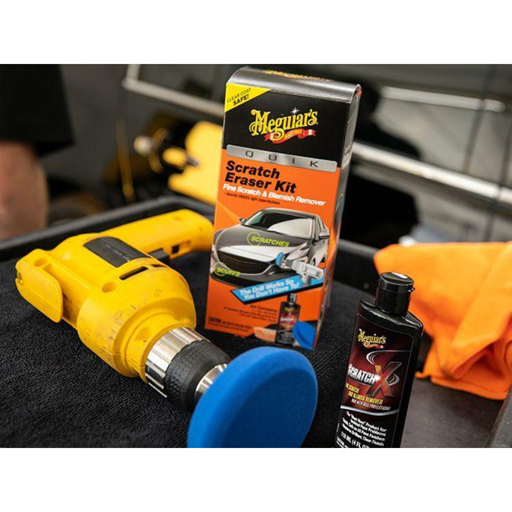 Набір для швидкого видалення подряпин - Meguiar's Quik Scratch Eraser Kit (G190200)