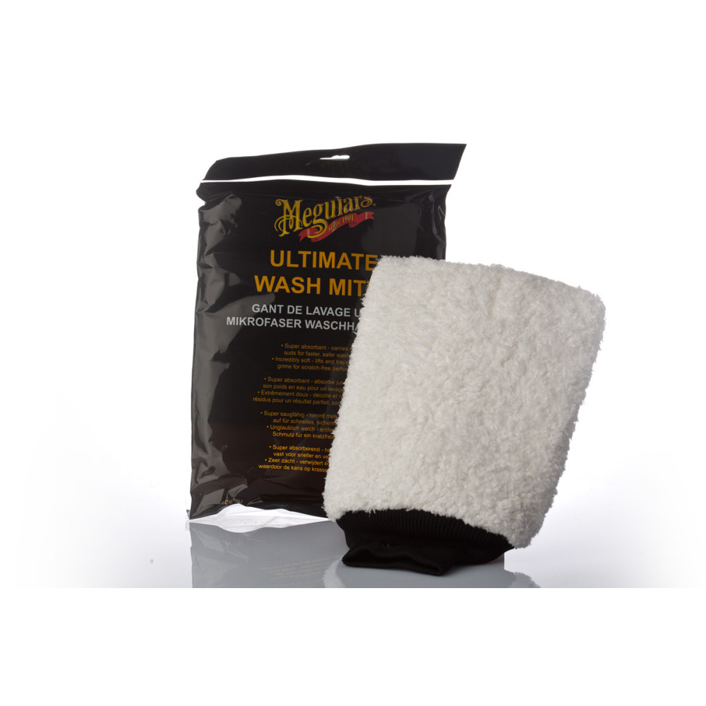 Рукавиця мікрофіброва для мийки - Meguiar's Ultimate Microfiber Wash Mitt 20х25 см. (E102EU)