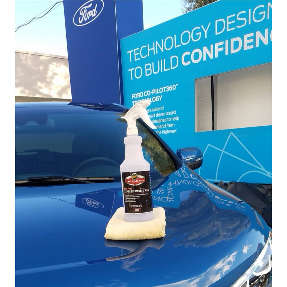 Концентрат суха мийка з віском - Meguiar's Detailer Rinse Free Express Wash & Wax 3,79 л. (D11501)