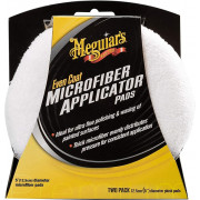 Набір аплікаторів мікрофібрових - Meguiar's Even Coat Applicator Pads 2 шт. білий (X3080EU)