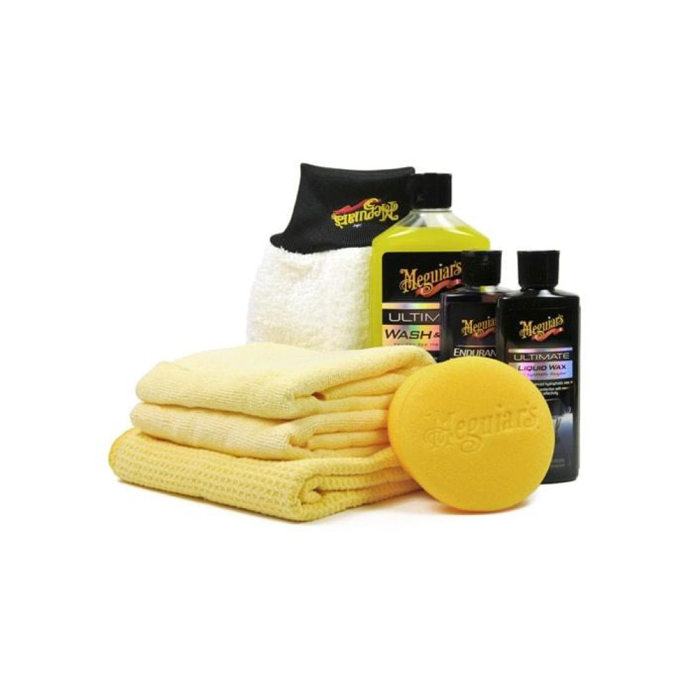 Подарунковий набір для догляду за новим автомобілем - Meguiar's New Car Kit (G3200)